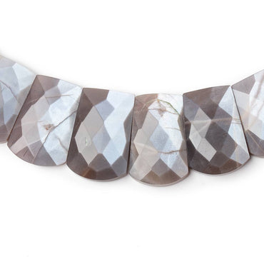 11x7.5-20x12mm Chocolate Moonstone Faceted Fancy Collar 33 Beads (ONLINE ORDER ONLY)