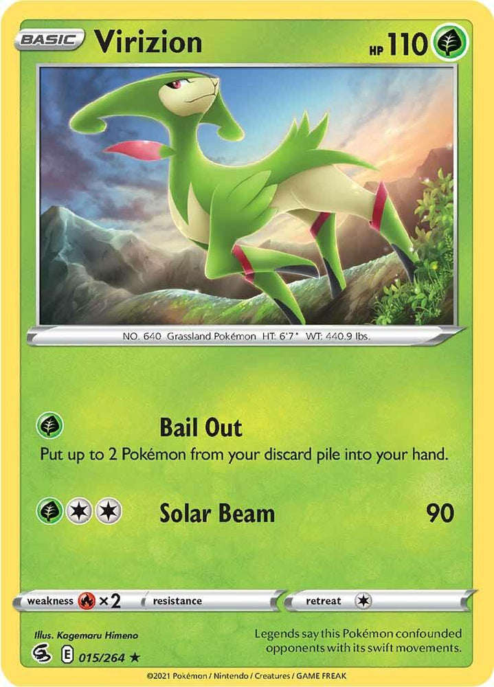 Virizion (015/264) [Sword & Shield: Fusion Strike] (Online Only)