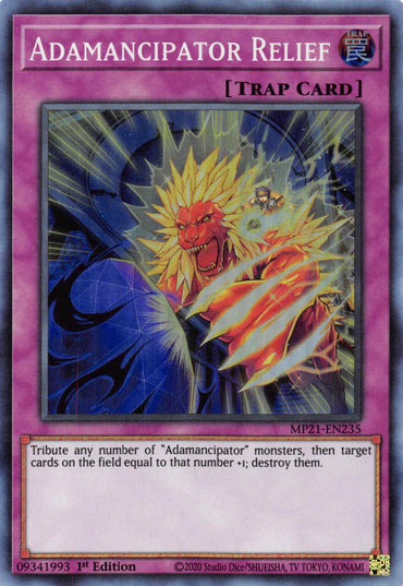 Adamancipator Relief [MP21-EN235] Super Rare (ONLINE ORDER ONLY)