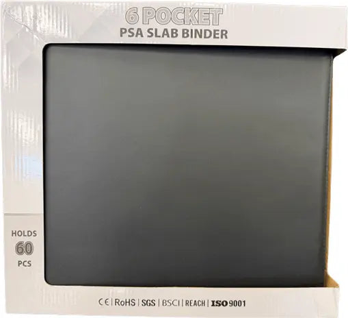 Generic 6-Pocket Zippered PSA Slab Binder - Black (ONLINE ORDER ONLY)