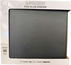 Generic 6-Pocket Zippered PSA Slab Binder - Black (ONLINE ORDER ONLY)