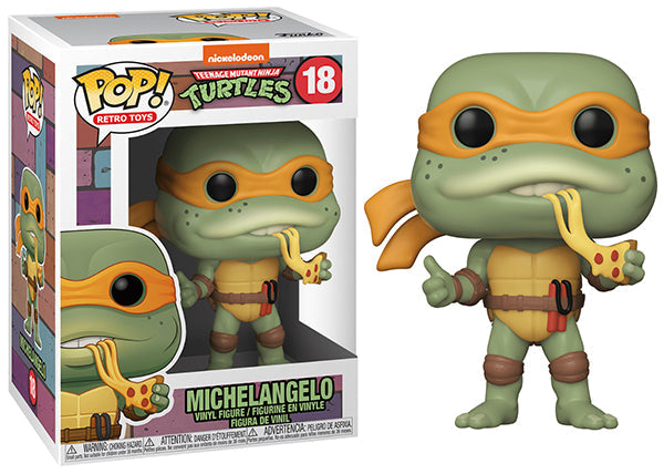Michelangelo (Retro Toys, Teenage Mutant Ninja Turtles) 18 (Online Order Only)
