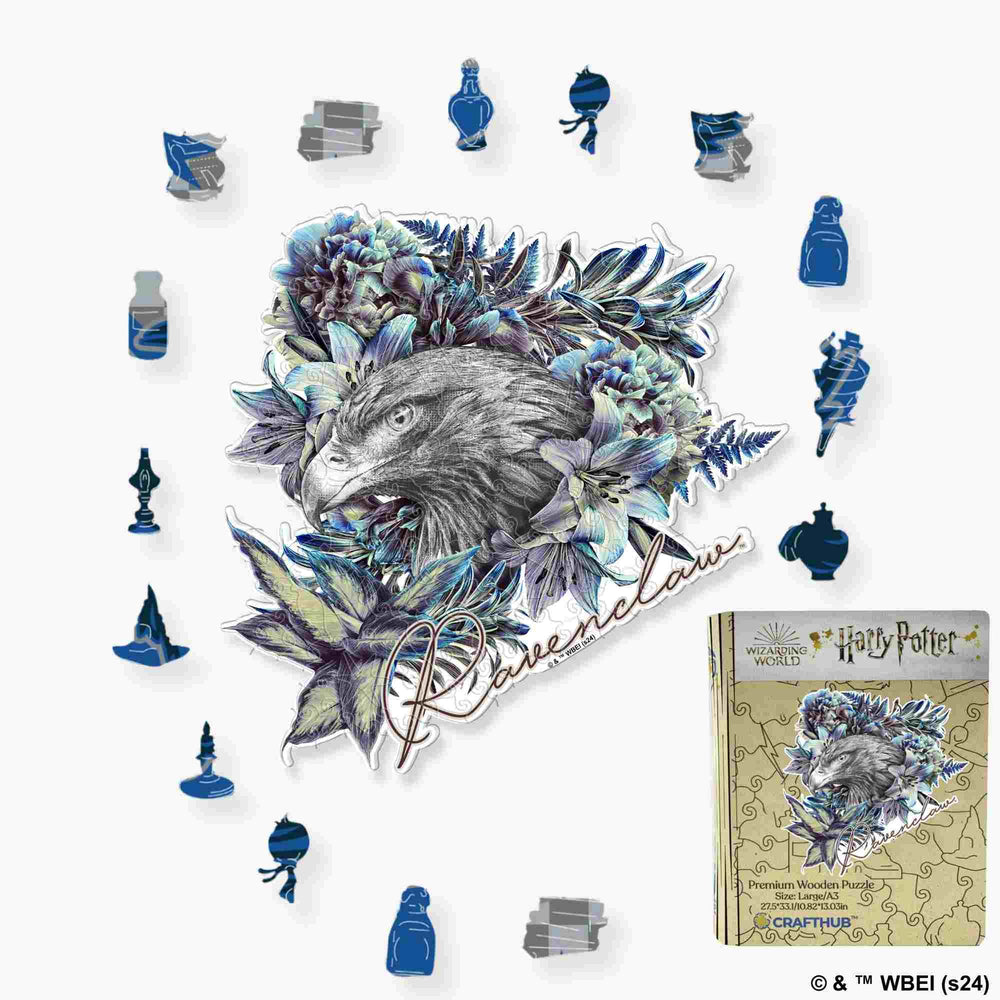 Harry Potter - Ravenclaw Crest - Utilitarian Romance Wooden Jigsaw Puzzle (Online Order Only)
