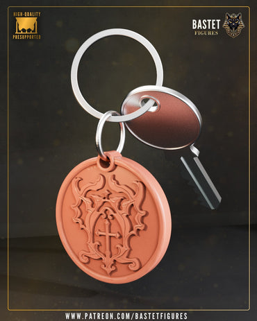 Richter Belmont - Castlevania - Belmont Insignia Keychain (ONLINE ORDER ONLY)