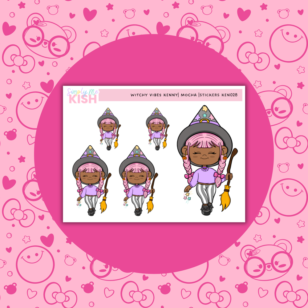 Witchy Vibes Kenny| Kenny Character|  Decorative Stickers (ONLINE ORDER ONLY)