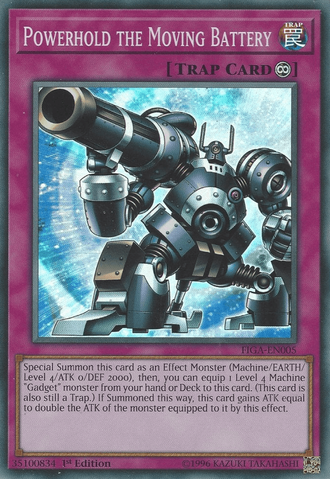 Powerhold the Moving Battery [FIGA-EN005] Super Rare (ONLINE ORDER ONLY)
