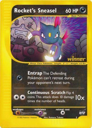 Rocket's Sneasel (5) (Jumbo Card) [Best of Promos] (Online Only)
