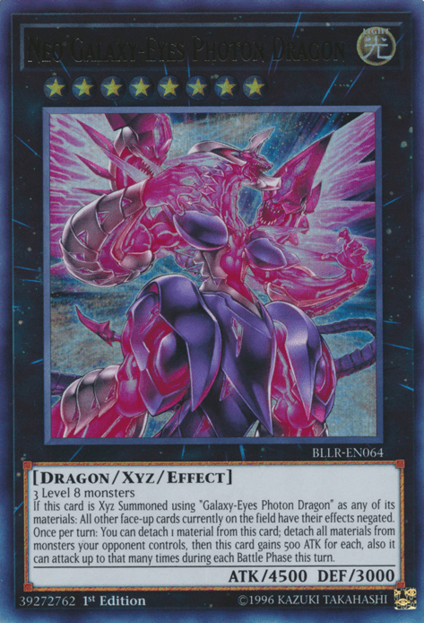 Neo Galaxy-Eyes Photon Dragon [BLLR-EN064] Ultra Rare (ONLINE ORDER ONLY)