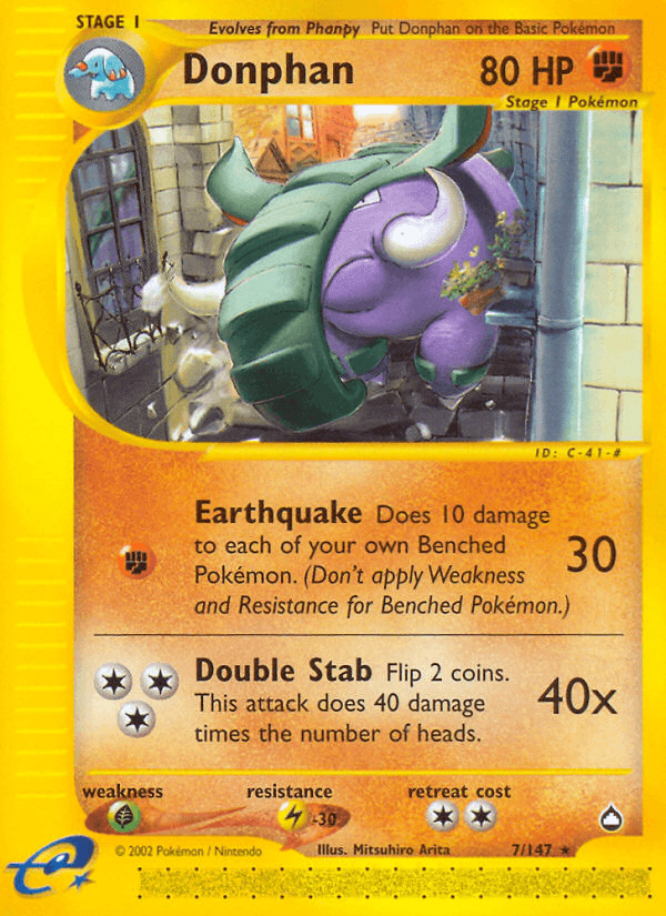 Donphan (7/147) [Aquapolis] (Online Only)