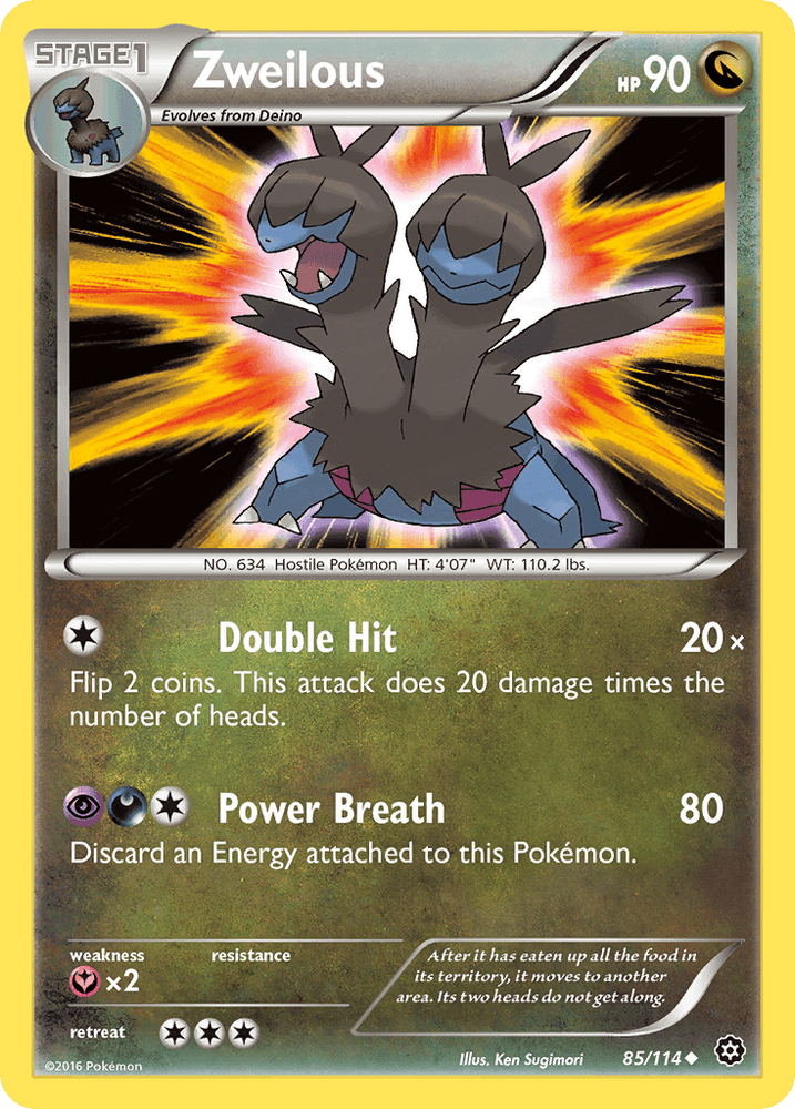 Zweilous (85/114) [XY: Steam Siege] (Online Only)