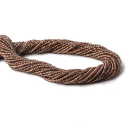 1.8mm Andalusite micro faceted rondelle beads 13 inch 225 pieces AAA (ONLINE ORDER ONLY)