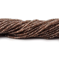 1.8mm Andalusite micro faceted rondelle beads 13 inch 225 pieces AAA (ONLINE ORDER ONLY)