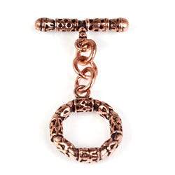 18mm Copper 3-D Round Toggle Set of 2 (ONLINE ORDER ONLY)