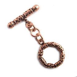 18mm Copper 3-D Round Toggle Set of 2 (ONLINE ORDER ONLY)