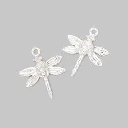 18mm Dragonfly Pendant Charm Set of 2 pieces (ONLINE ORDER ONLY)