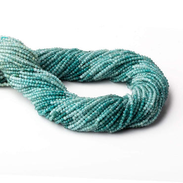 1.8mm Grandidierite microfaceted round beads 12.5 inch 190 pieces AA grade (ONLINE ORDER ONLY)