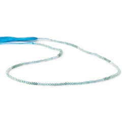 1.8mm Indicolite Tourmaline Micro Faceted Rounds 12.5 inch 186 Beads (ONLINE ORDER ONLY)