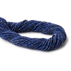 1.8mm Lapis Lazuli microfaceted rondelle beads 13 inch 195 pieces (ONLINE ORDER ONLY)
