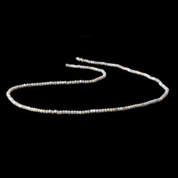 1.8mm Opaque Brown Grey Australian Opal micro faceted rondelle beads 12.5 inch 220 pieces AA (ONLINE ORDER ONLY)