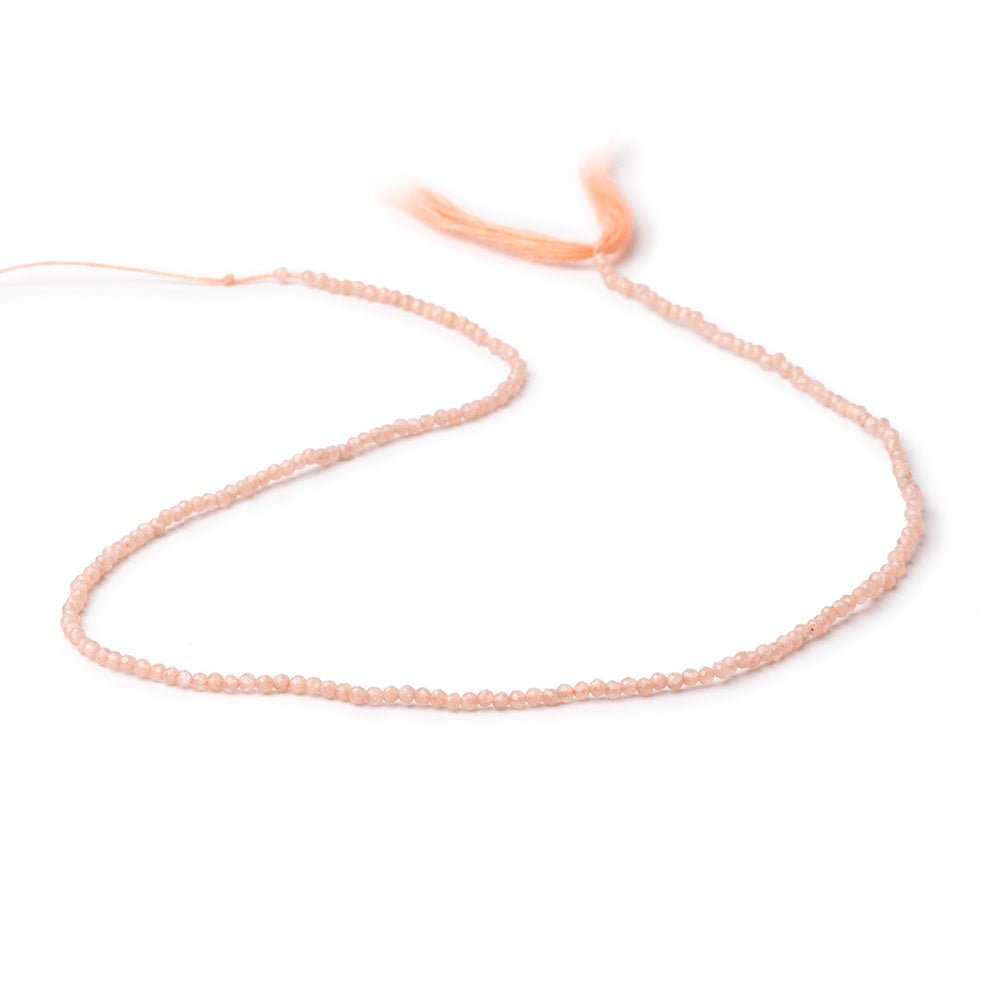 1.8mm Rhodochrosite Micro Faceted Round Beads 12.5mm 192 pieces (ONLINE ORDER ONLY)