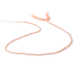 1.8mm Rhodochrosite Micro Faceted Round Beads 12.5mm 192 pieces (ONLINE ORDER ONLY)