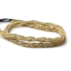 1.8mm Translucent Golden Brown Australian Opal micro faceted rondelle beads 12.5 inch 220 pieces AA (ONLINE ORDER ONLY)