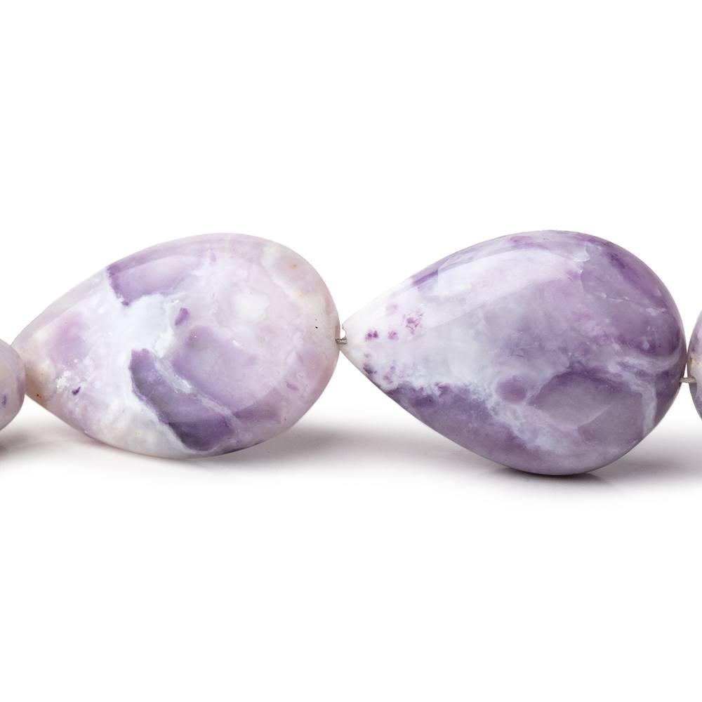 18x13.5-22x15mm Morado Purple Opal Plain Pear Beads 17 inch 21 pieces AA (ONLINE ORDER ONLY)