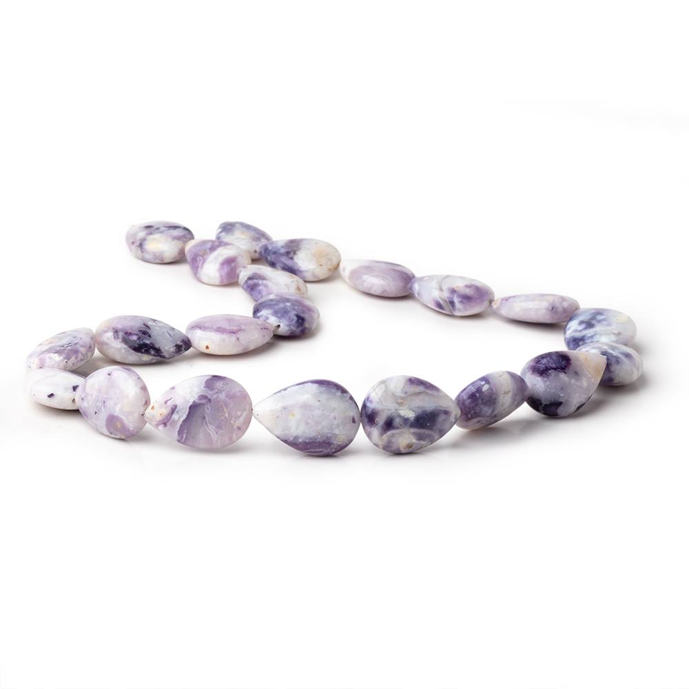 18x13.5-22x15mm Morado Purple Opal Plain Pear Beads 17 inch 21 pieces AA (ONLINE ORDER ONLY)