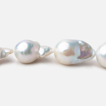18x14-20x16mm Off White Ultra Baroque Freshwater Pearls 16 inch 21 pcs (ONLINE ORDER ONLY)