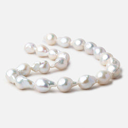 18x14-20x16mm Off White Ultra Baroque Freshwater Pearls 16 inch 21 pcs (ONLINE ORDER ONLY)