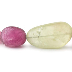 18x14-33x19mm Matte Afghani Tourmaline plain nugget beads 19 inch 23 pcs AA (ONLINE ORDER ONLY)