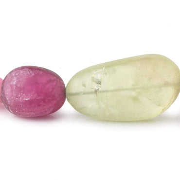 18x14-33x19mm Matte Afghani Tourmaline plain nugget beads 19 inch 23 pcs AA (ONLINE ORDER ONLY)