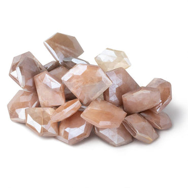 18x21-19x24mm Mystic Multi Color Moonstone Faceted Pentagonals 8 inch 28 beads (ONLINE ORDER ONLY)