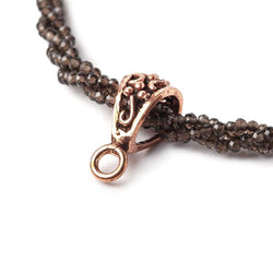 18x8x8mm Copper Bail  Scroll Design Set of 4 (ONLINE ORDER ONLY)