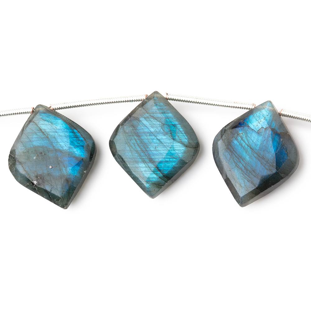 19-20mm Labradorite Faceted Marquise Beads 8 inch 10 pieces (ONLINE ORDER ONLY)