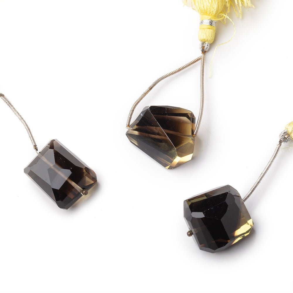 19-22mm Bi Color Quartz Faceted Nugget 1 Focal Bead (ONLINE ORDER ONLY)