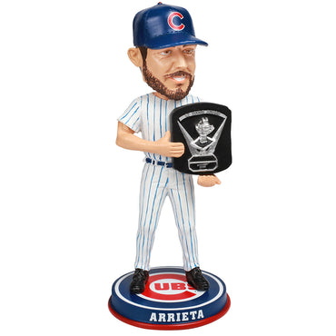 Jake Arrieta Chicago Cubs Cy Young (2015) MLB Bobblehead (ONLINE ORDER ONLY)