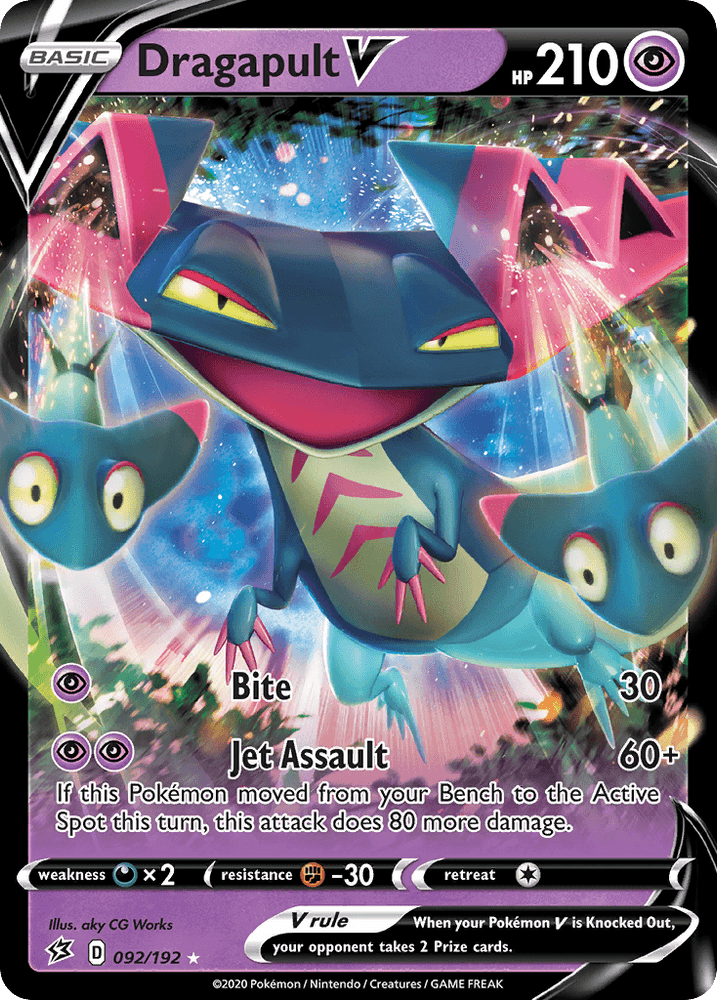 Dragapult V (092/192) [Sword & Shield: Rebel Clash] (Online Only)