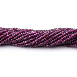 3mm Malaia Garnet Faceted Rondelle Beads 13 inch 190 pieces AA Rare (ONLINE ORDER ONLY)