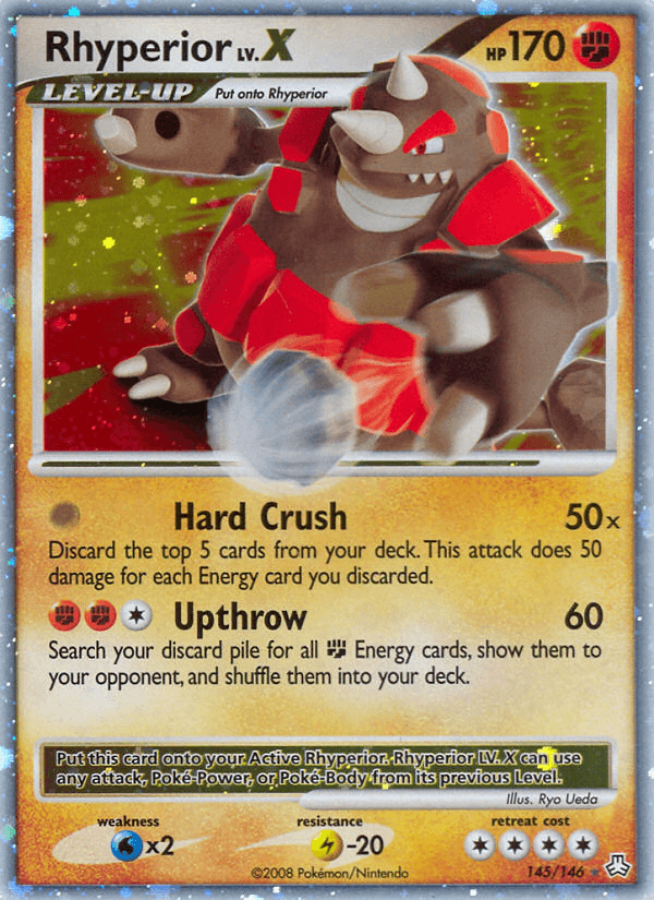Rhyperior LV.X (145/146) [Diamond & Pearl: Legends Awakened] (Online Only)