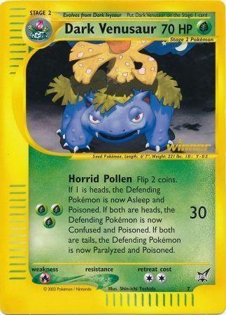 Dark Venusaur (7) (Jumbo Card) [Best of Promos] (Online Only)