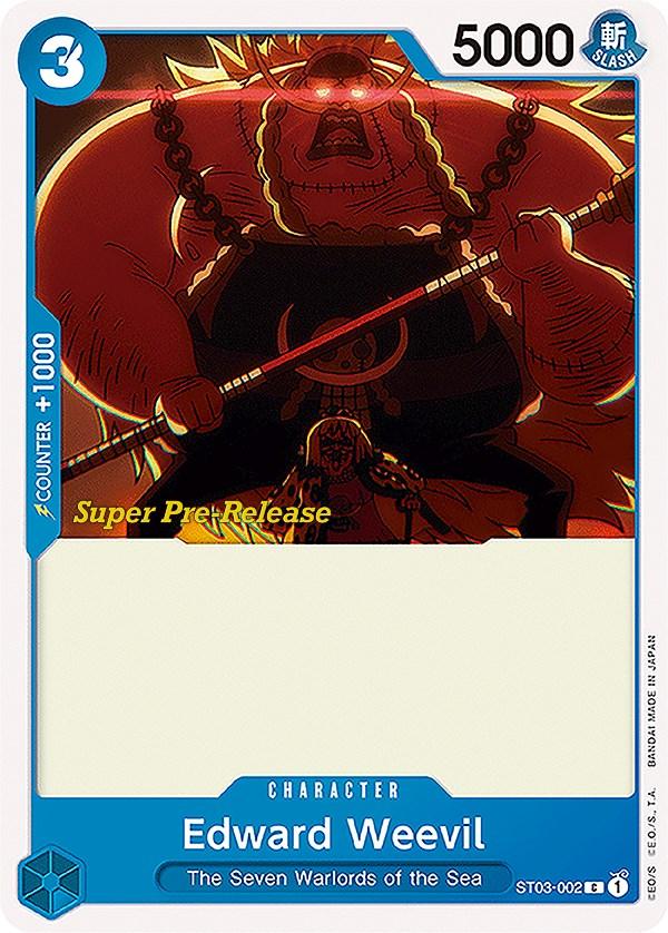 Edward Weevil [Super Pre-Release Starter Deck: The Seven Warlords of the Sea] (ONLINE ORDER ONLY)