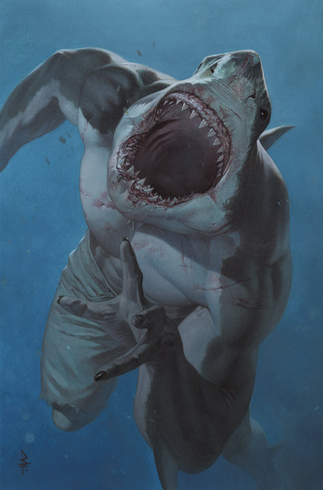 Suicide Squad King Shark #1 (Of 6) B Riccardo Federici Card Stock Variant (09/21/2021) Dc (ONLINE ORDER ONLY)