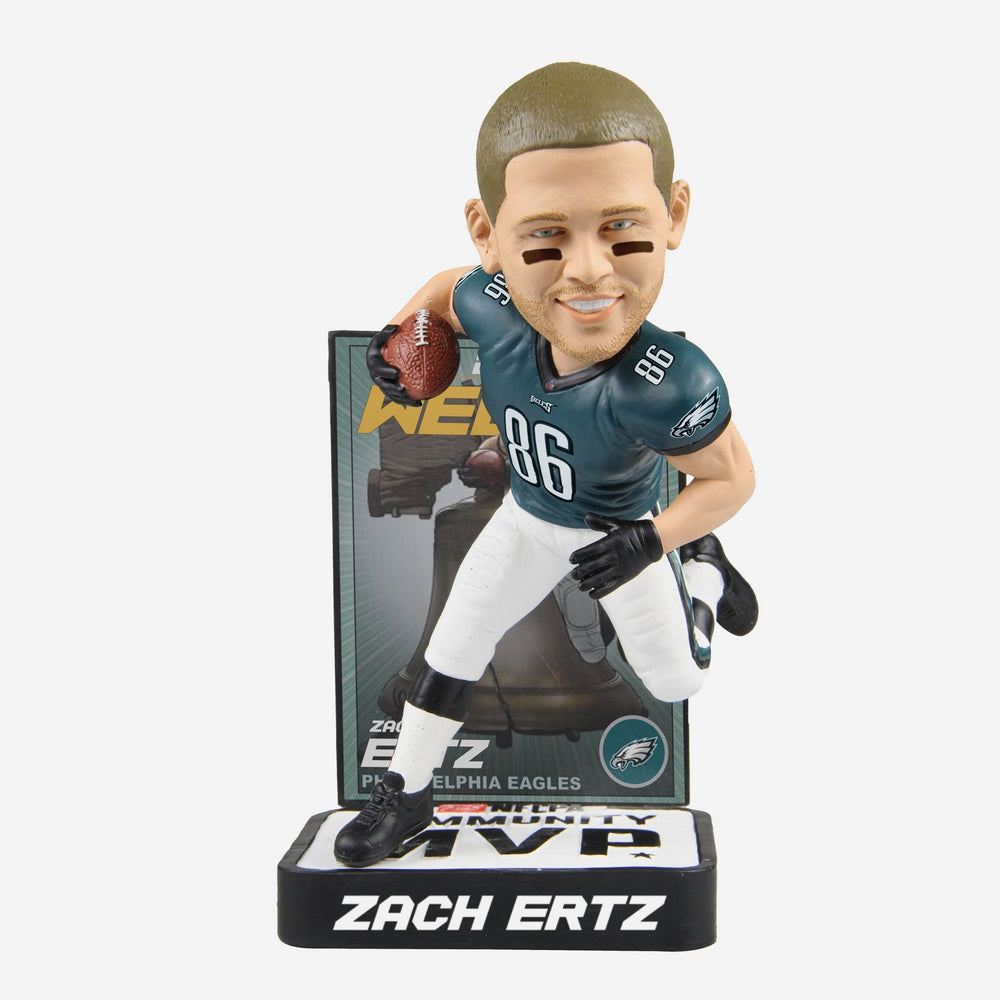Zach Ertz Philadelphia Eagles Community MVP Award NFL Bobblehead (ONLINE ORDER ONLY)