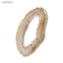 32x26mm Golden Chalcedony Occo Agate Slice Bead 1 piece (ONLINE ORDER ONLY)