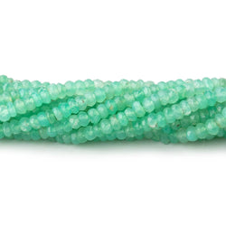 3.5mm Chrysoprase Faceted Rondelle Beads 13 inch 145 pieces AA (ONLINE ORDER ONLY)