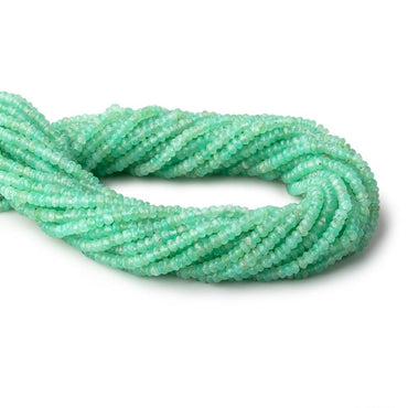 3.5mm Chrysoprase Faceted Rondelle Beads 13 inch 145 pieces AA (ONLINE ORDER ONLY)