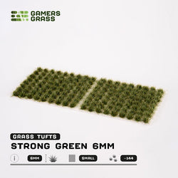 Gamers Grass Tufts: Strong Green 6mm - Small (ONLINE ORDER ONLY)