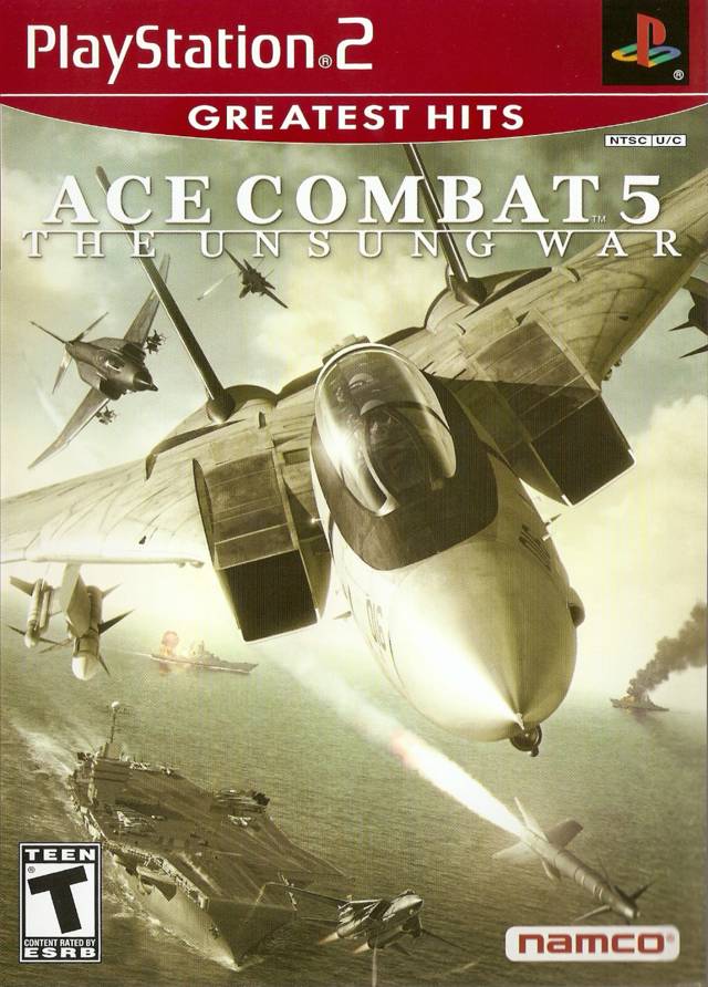Ace Combat 5 Unsung War (Greatest Hits) Bundle [Game + Strategy Guide] (Playstation 2) (Online Only)