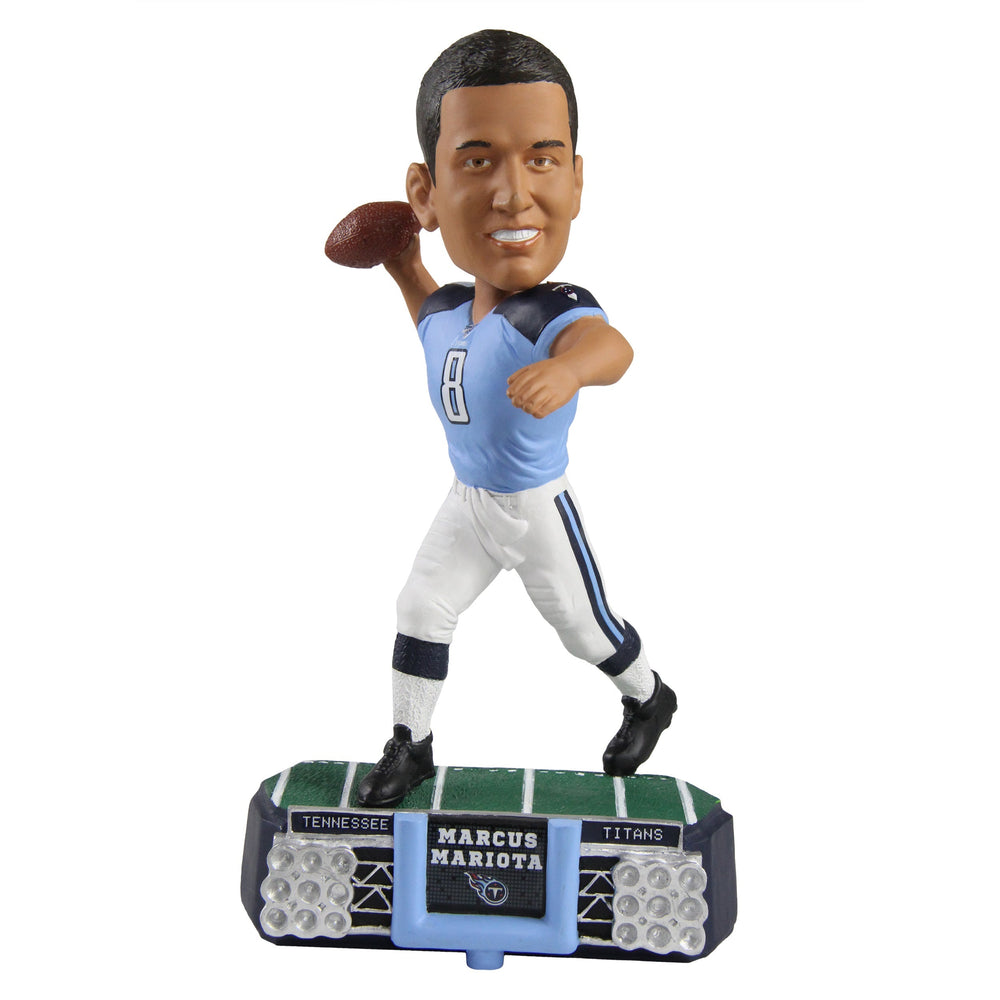 Marcus Mariota Tennessee Titans Stadium Lights Special Edition NFL Bobblehead (ONLINE ORDER ONLY)